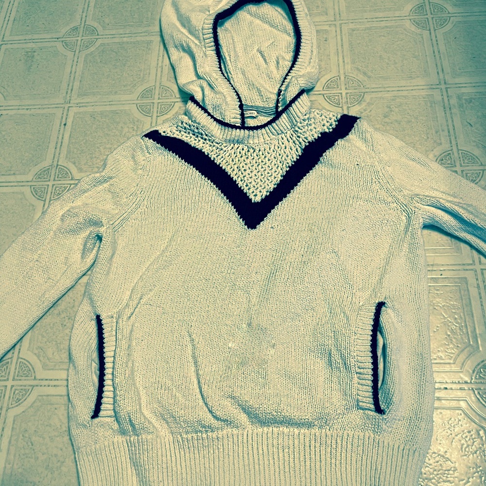 Victoria’s Secret Medium White and Black hoodie
